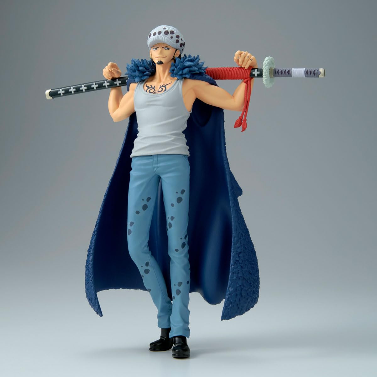 Official Banpresto Grandline Series license confirmation via packaging label
