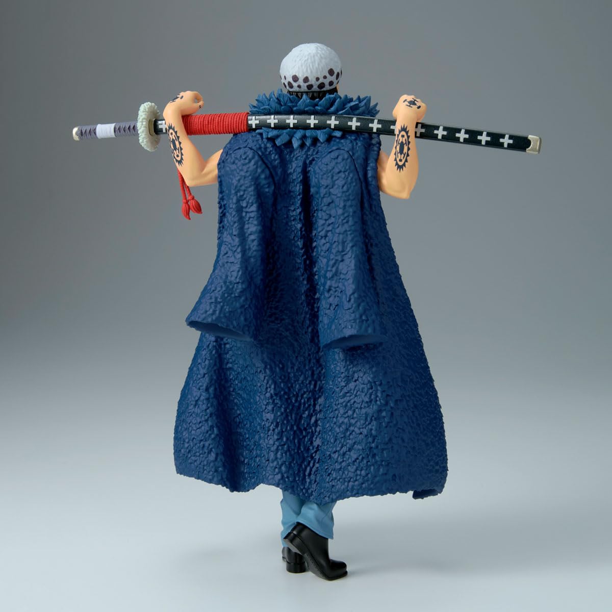 Banpresto Trafalgar Law DXF official licensing label on packaging