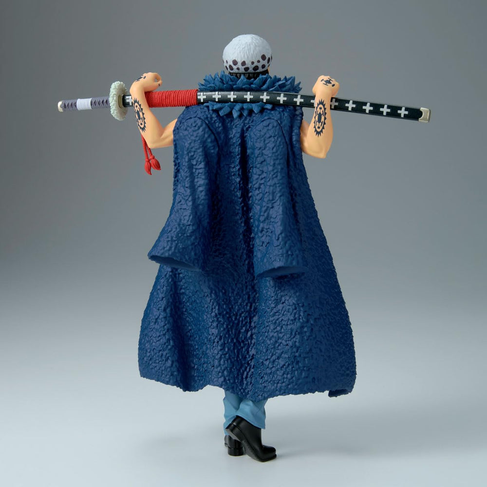 Banpresto Trafalgar Law DXF official licensing label on packaging