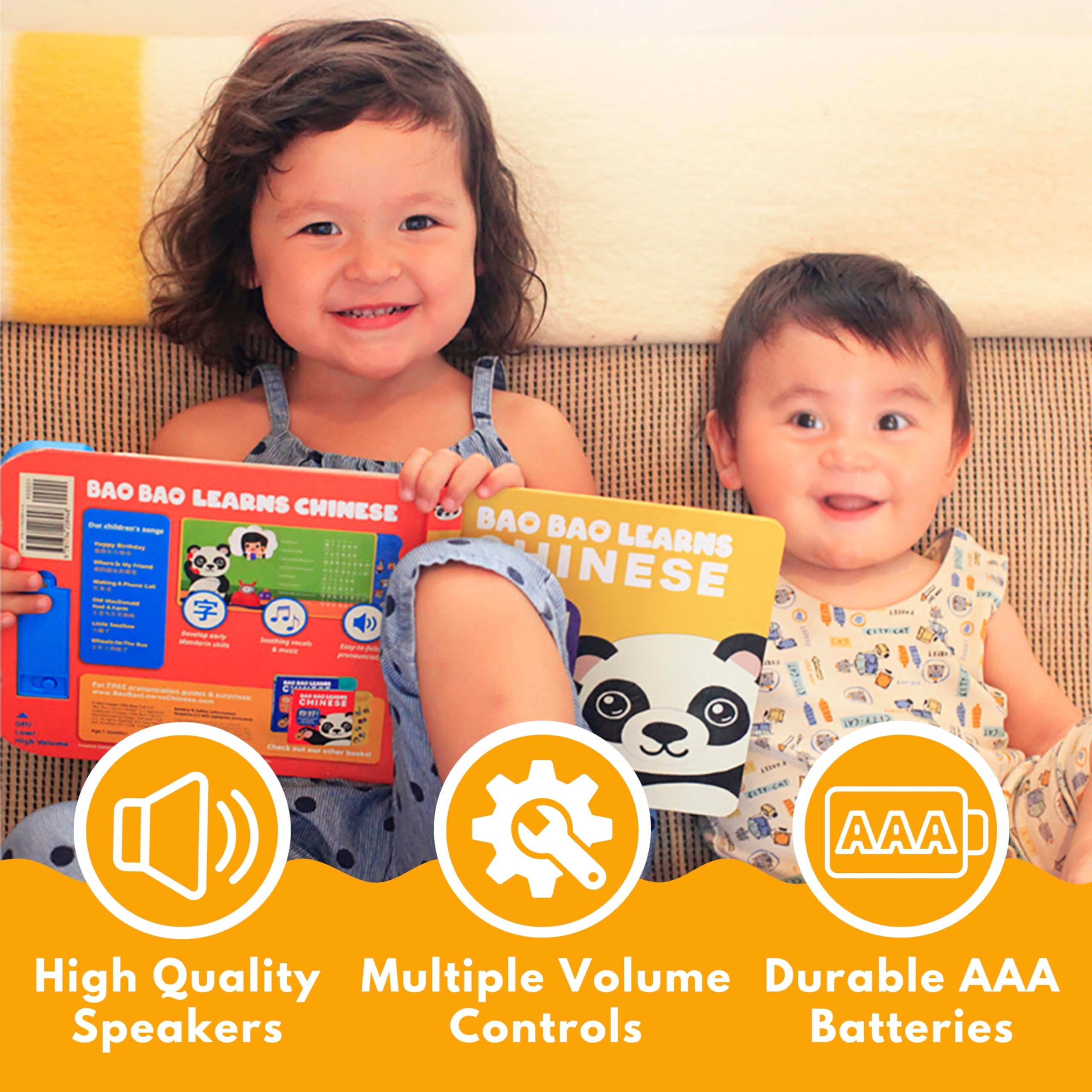 Bao Bao Learns Chinese Vol. 3 durable board pages for little hands