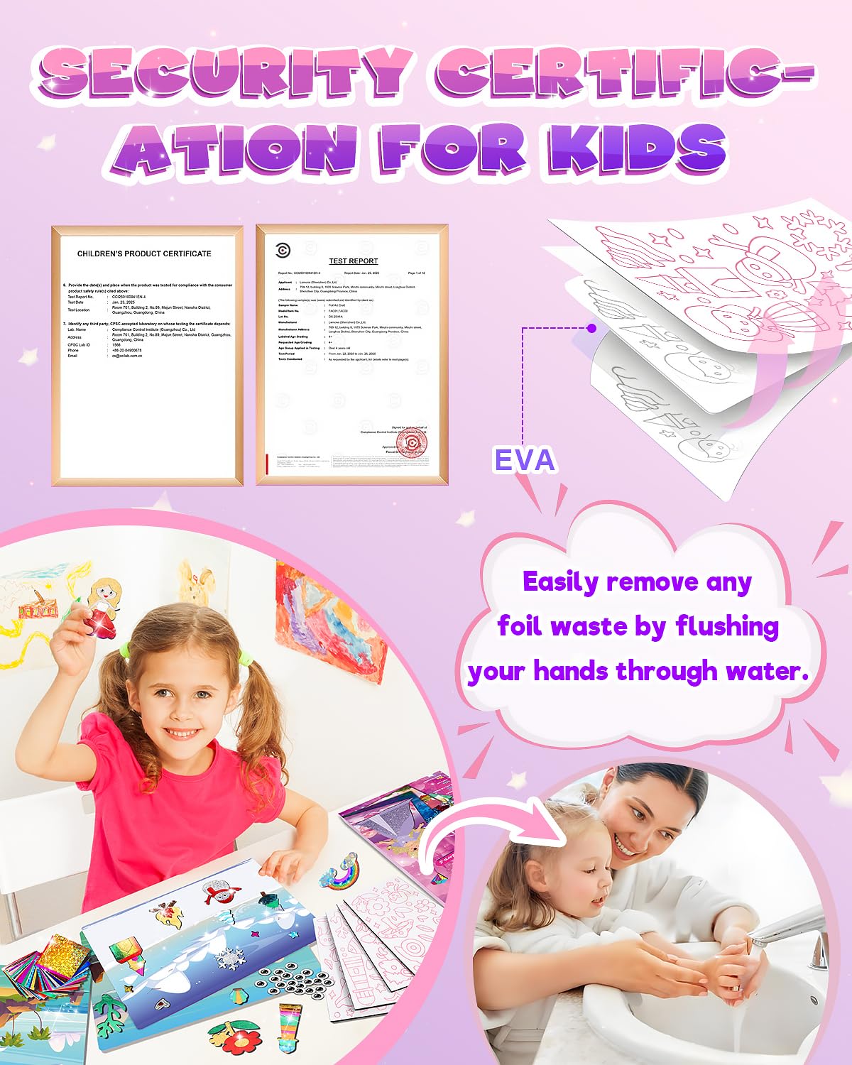Baobrava travel-friendly foil art kit keeps kids engaged on trips.