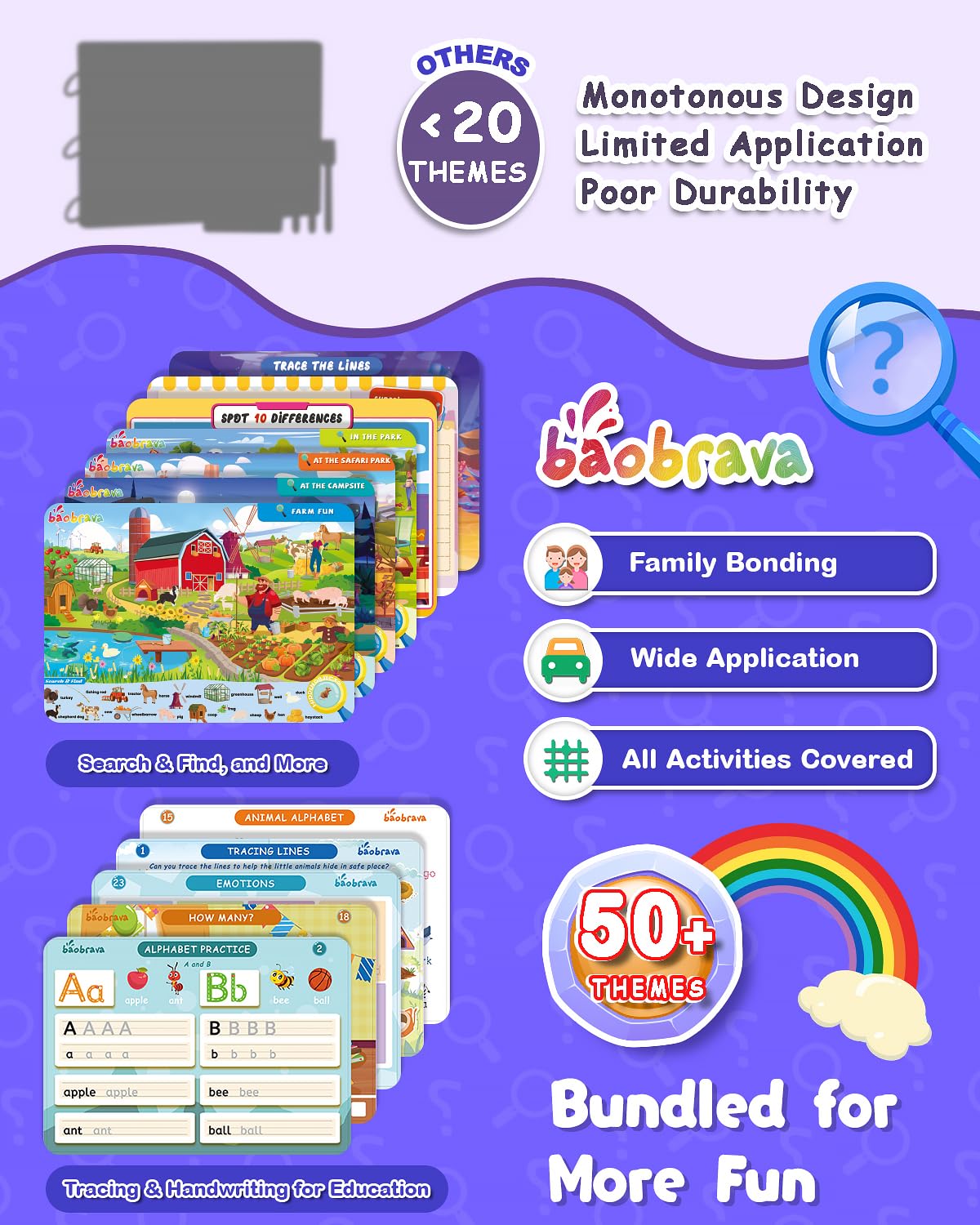 Baobrava handwriting practice pages ideal for early writing