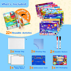 Baobrava activity set for kids ages 3-8 during travel or home use