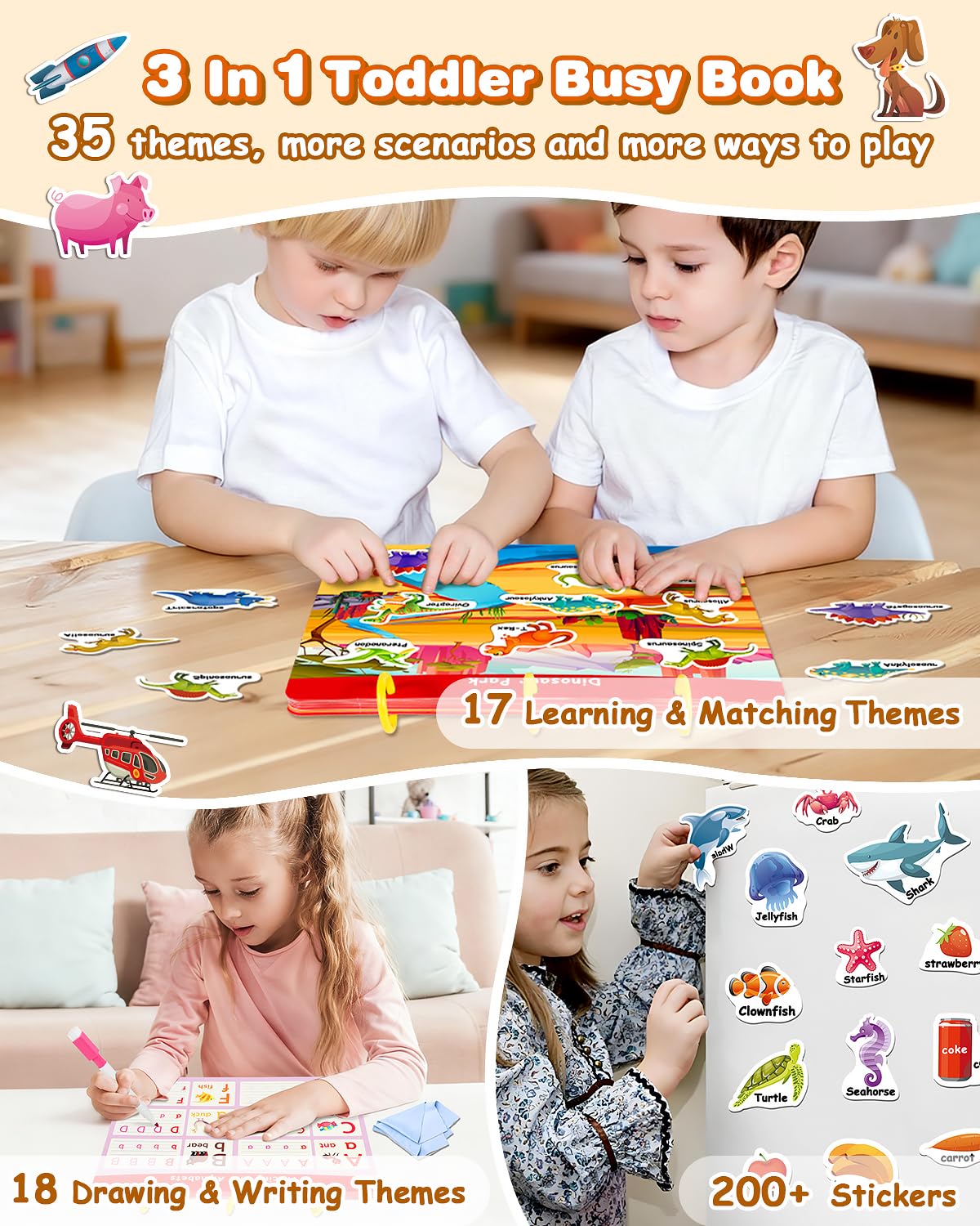 Baobrava thick cardboard edges ensure safe, long-lasting use.