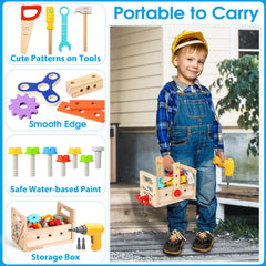 BAODLON building models like airplanes and cars with Montessori tools