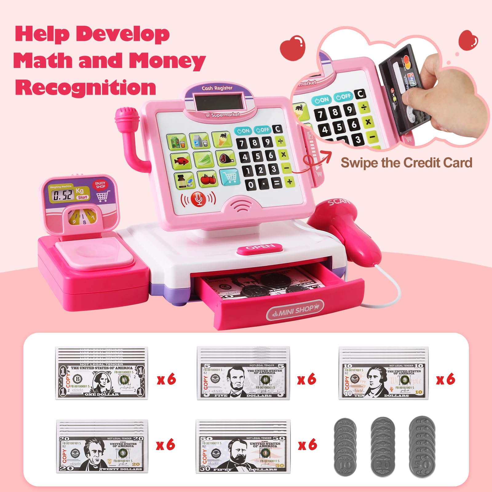 BAODLON electronic scale useful for pretend weight-based purchases