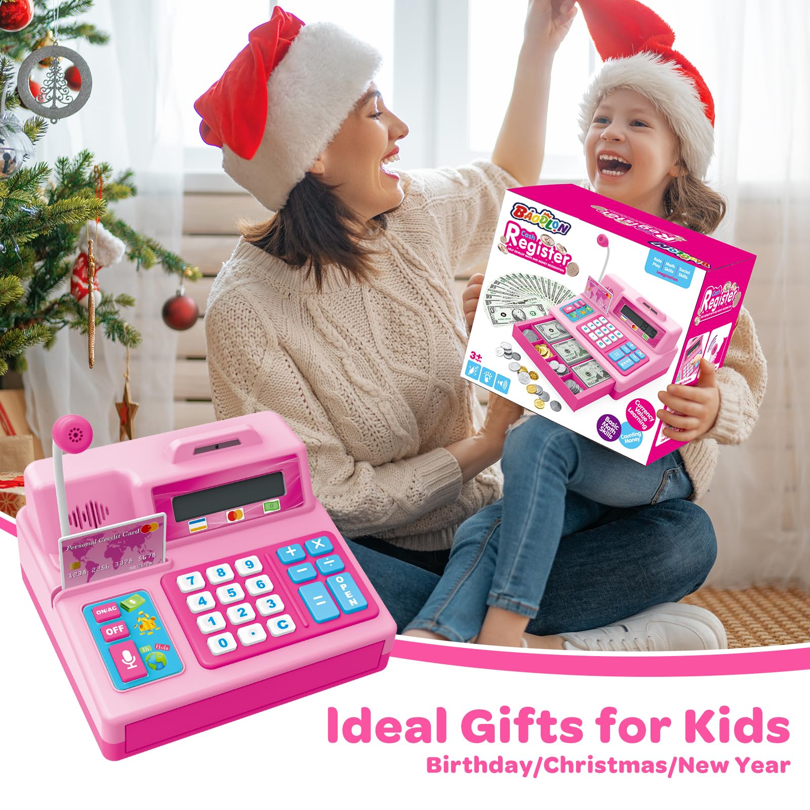 BAODLON kids counting and pretend play setup supports early numeracy