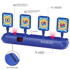 Baodlon LCD scoreboard display highlighting electronic scoring during play