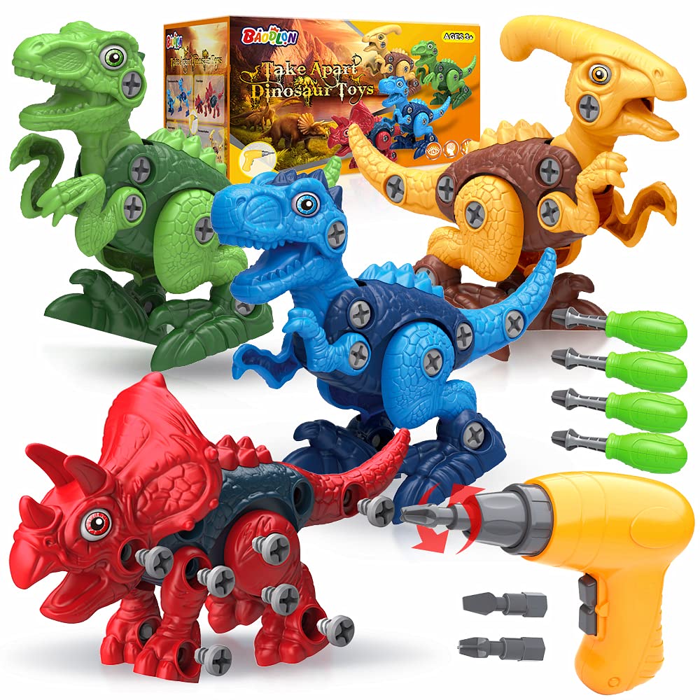 BAODLON multi-color dinosaur set fuels imaginative play