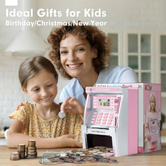 BAODLON pink piggy bank makes a thoughtful birthday gift.