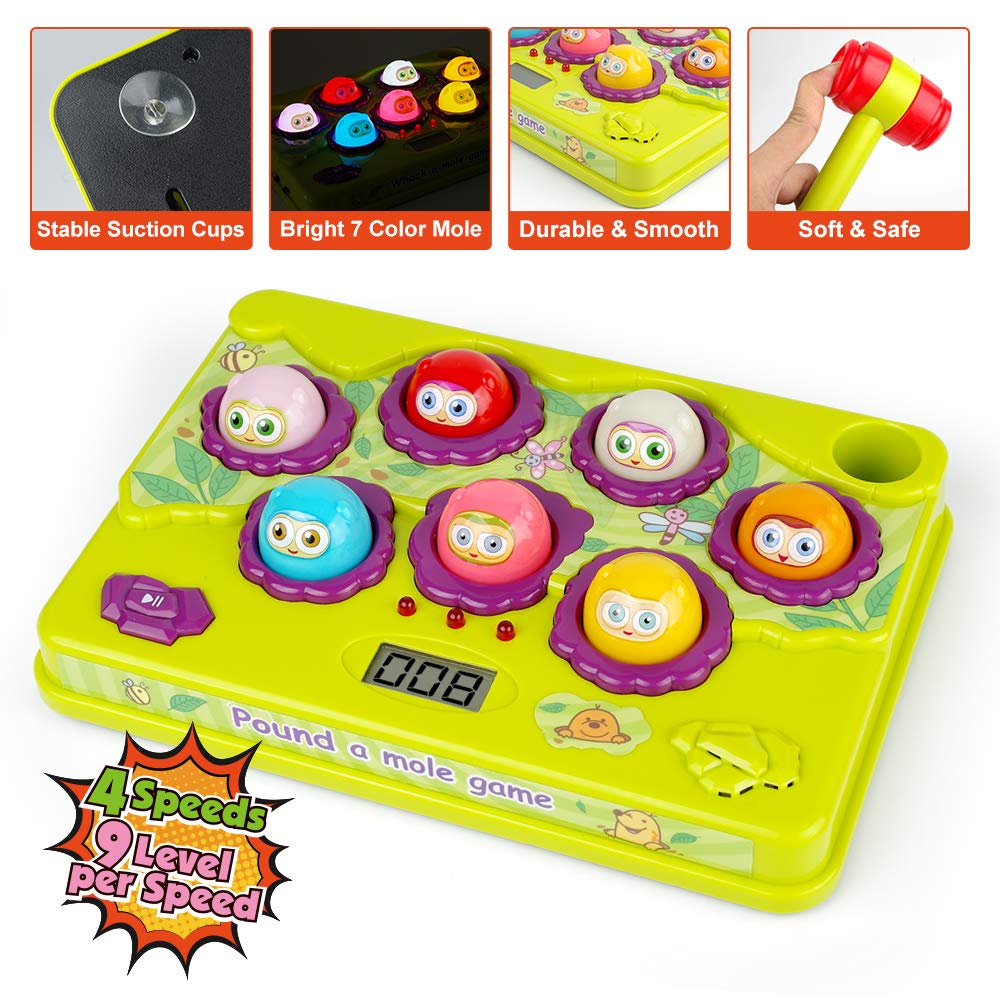 BAODLON Pound-a-Mole with English and Spanish language modes