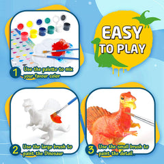BAODLON PVC dinosaur toys with safe edges for kid-friendly play.