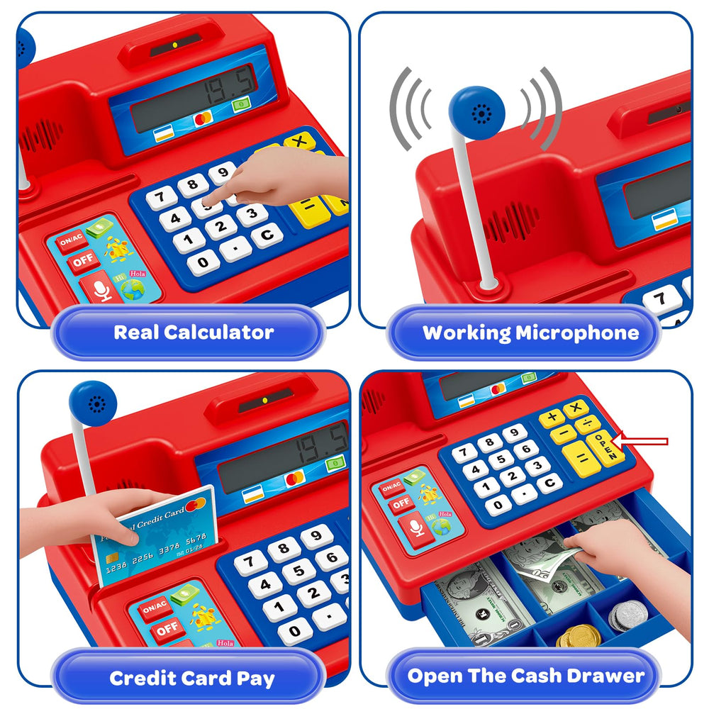 BAODLON Toy Credit Card for safe swiping during pretend purchases