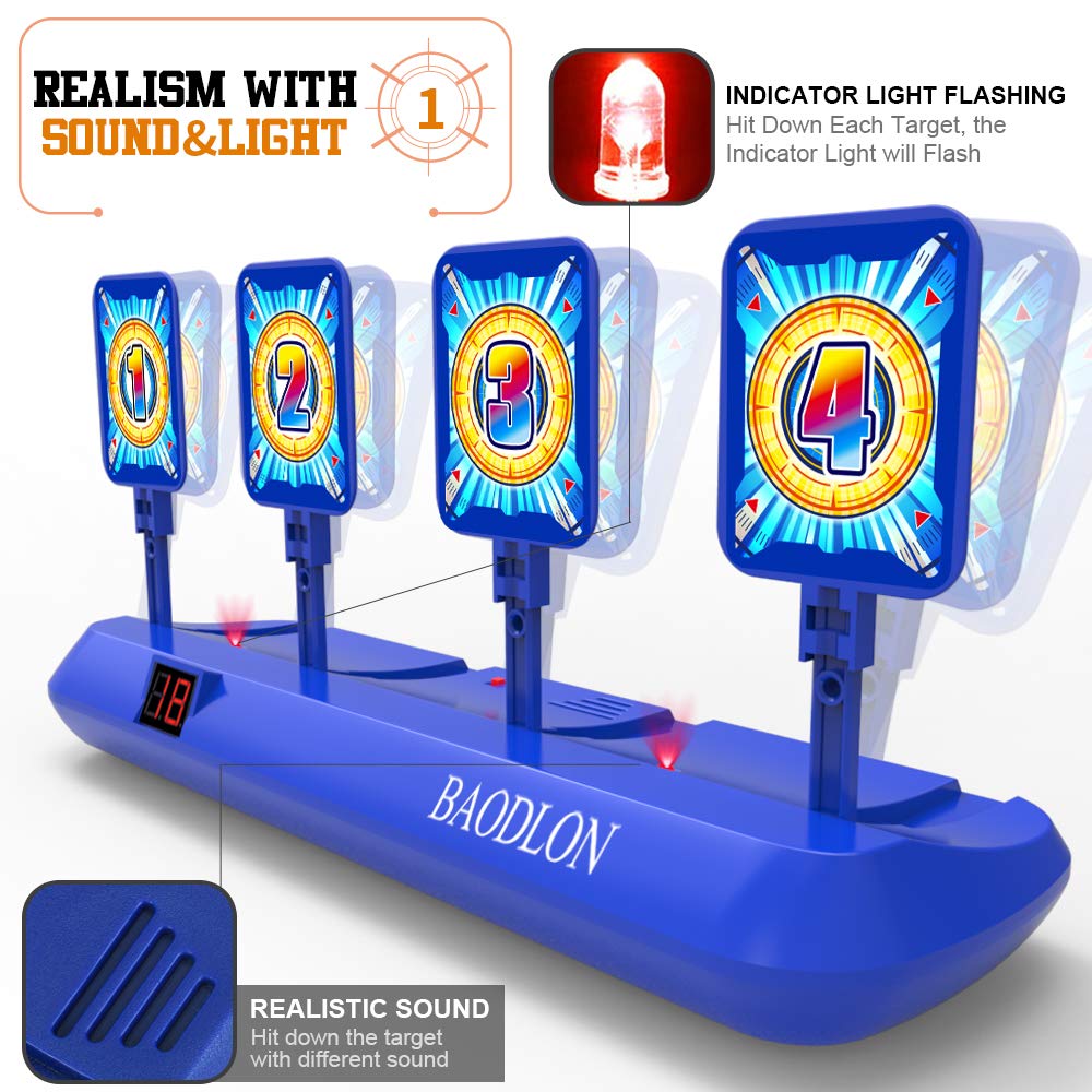 Baodlon two toy guns included supports immediate use and shared play