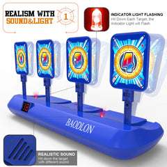 Baodlon two toy guns included supports immediate use and shared play