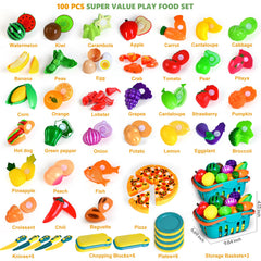 BAODLON variety fake food with 82 mini pieces fuels imaginative meals.