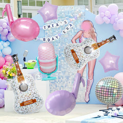 Baoonworlld diamond guitar balloon, unique focal point for music parties