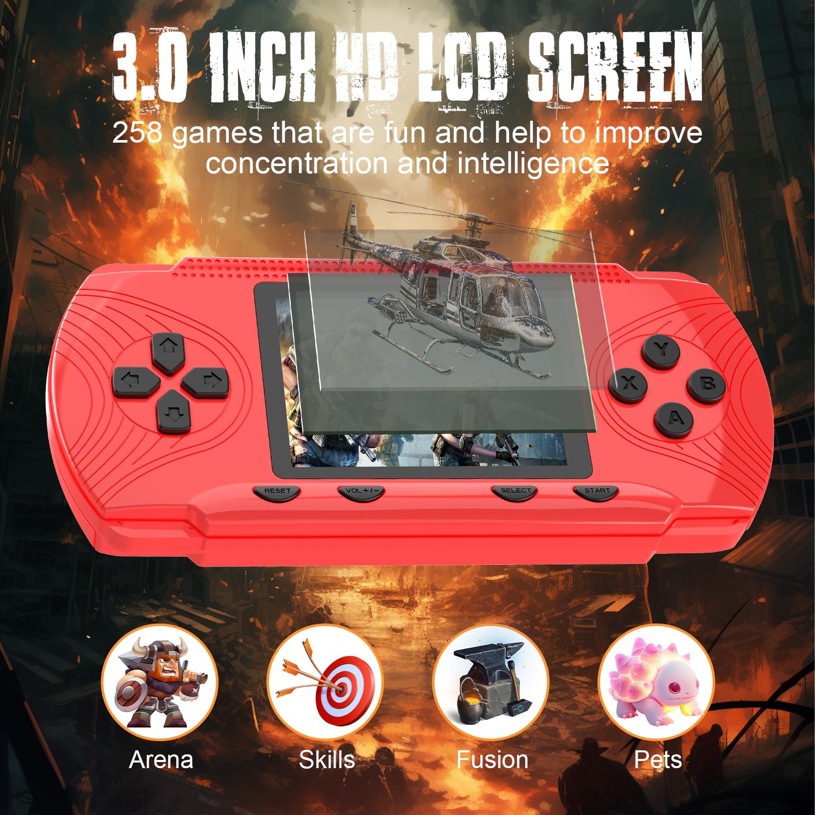 Baopilong rechargeable battery powers hours of portable play.