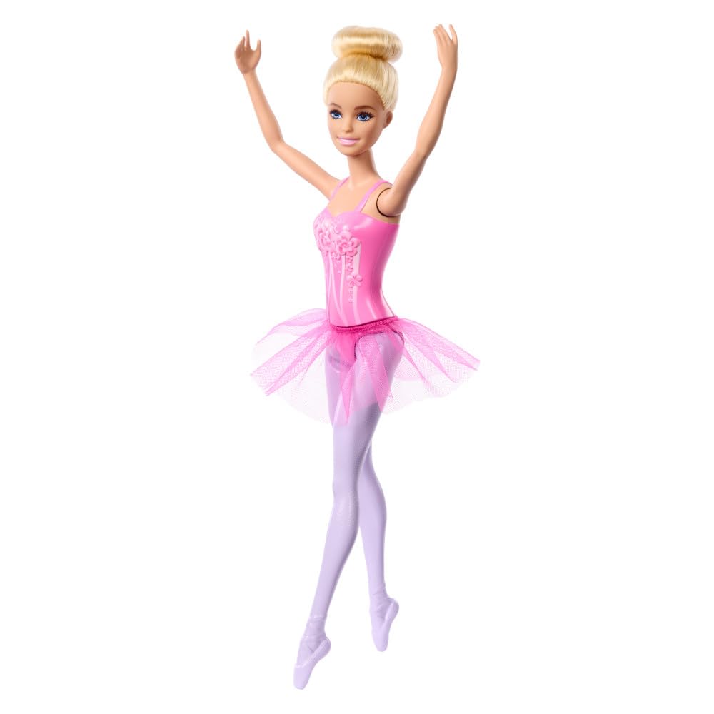Barbie ballerina doll in en pointe shoes for poised performances.