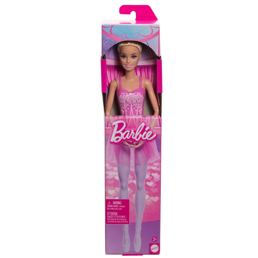 Barbie doll flower-decorated bodice adds charming detail for play.