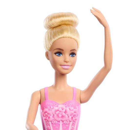 Barbie ballet doll showcasing removable tutu for mix-and-match outfits.