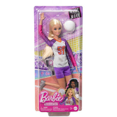 Barbie career volleyball doll encourages dreaming big and sports storytelling.