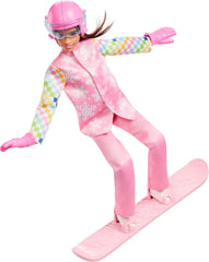 Barbie Careers snowboarder medal and lift pass inspire storytelling and role-play.