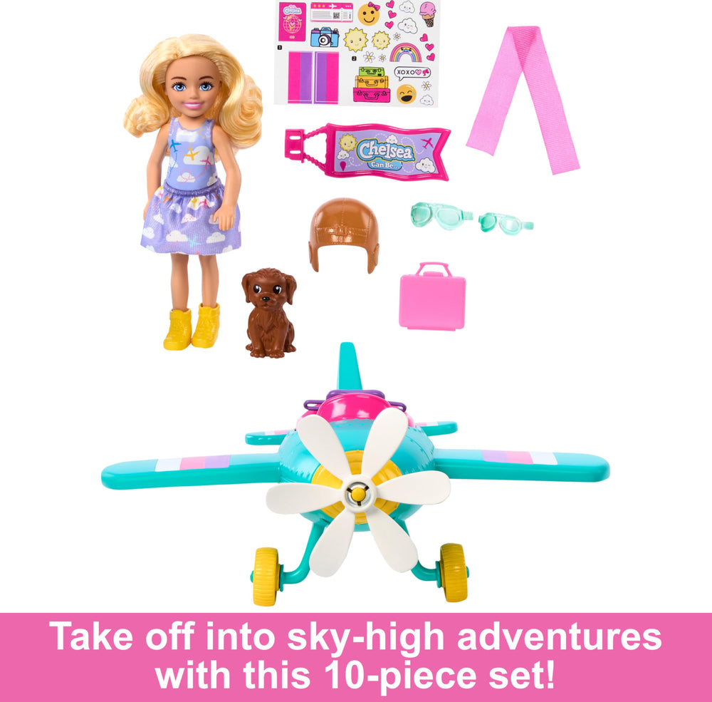 Barbie Chelsea sticker sheet for decorating luggage and aircraft