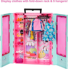 Barbie Closet three outfits support versatile storytelling and dressing-up sessions