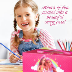 Barbie colouring pencils eight-pack with smooth leads for precise lines