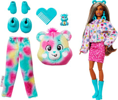 Barbie Cutie Reveal Care Bears mini bear included for imaginative stories.