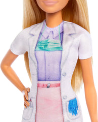 Barbie Dentist kid patient encourages nurturing interactions and care-focused storytelling.