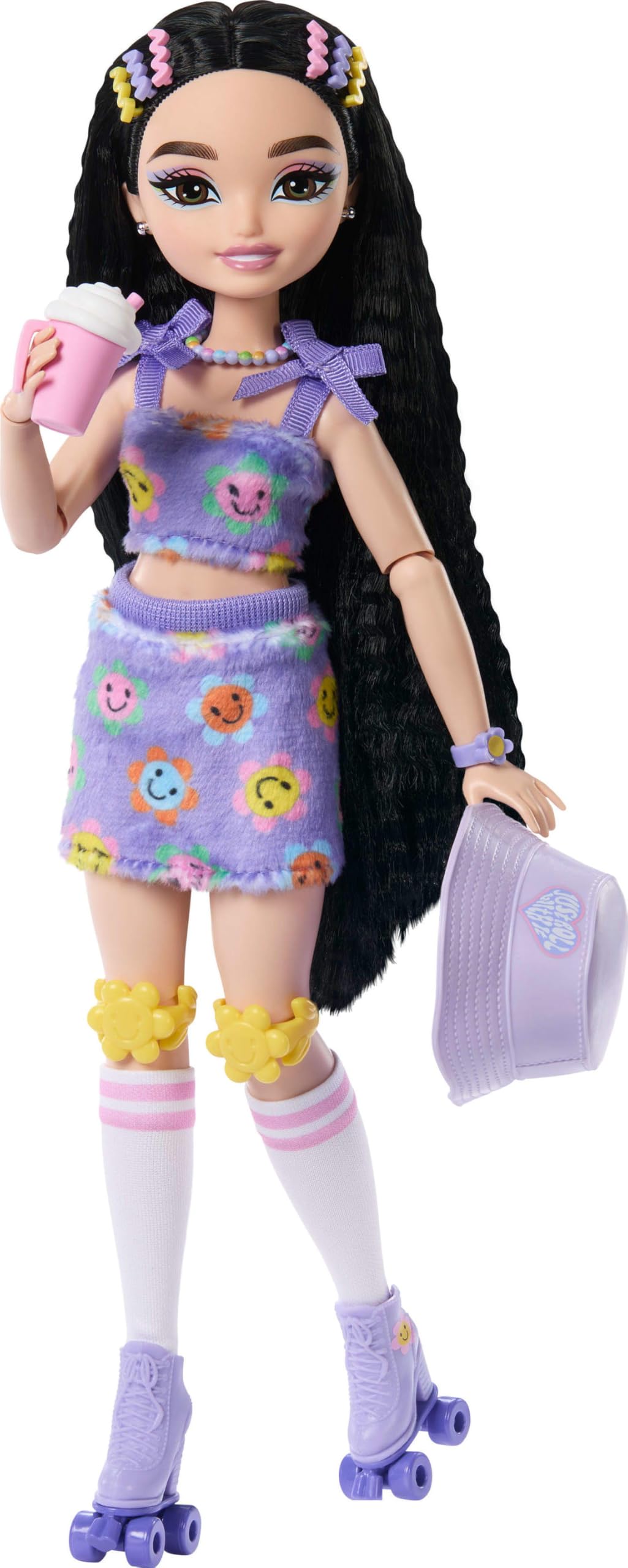 Barbie Dream Besties Renee with roller skates ready for imaginative play
