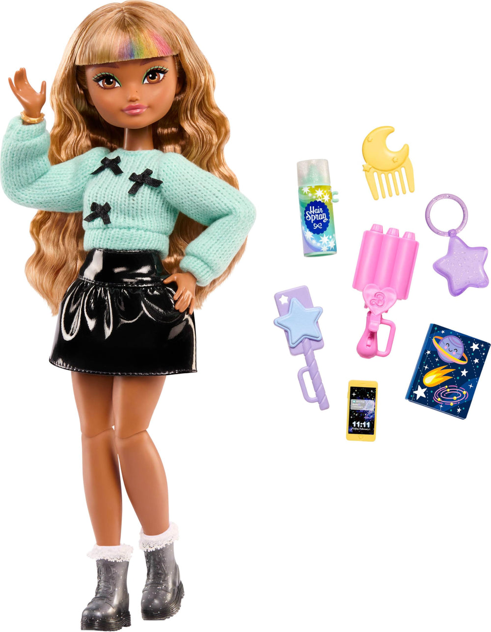 Barbie Dream Besties Zia hairspray offers shimmer and hold for looks