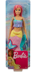 Barbie Dreamtopia Mermaid Doll with sea backdrop sparks pretend ocean adventures