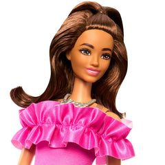 Barbie Fashionistas 217 black sandals and star necklace add glam to outfits