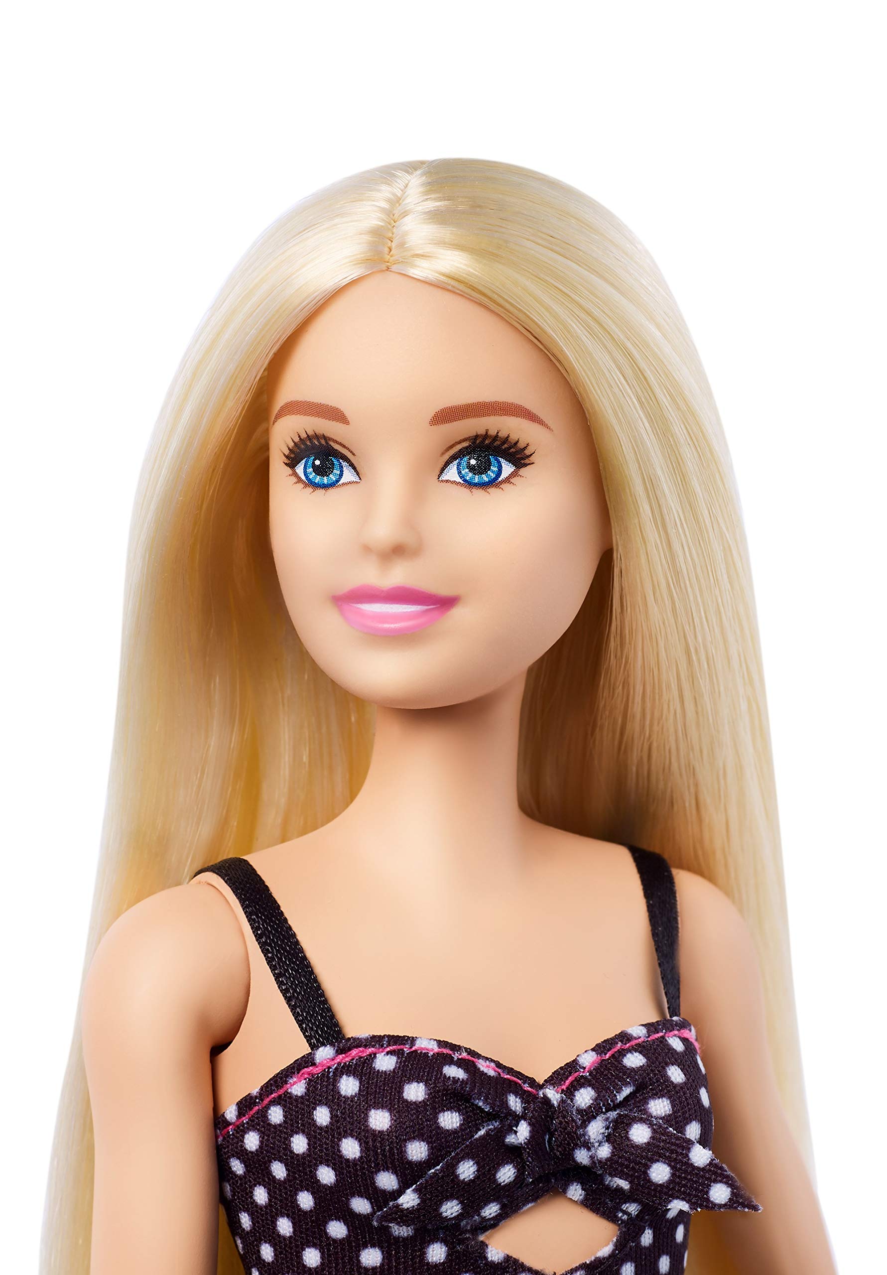 Barbie Fashionistas pink strappy heels for stylish coordinate options.