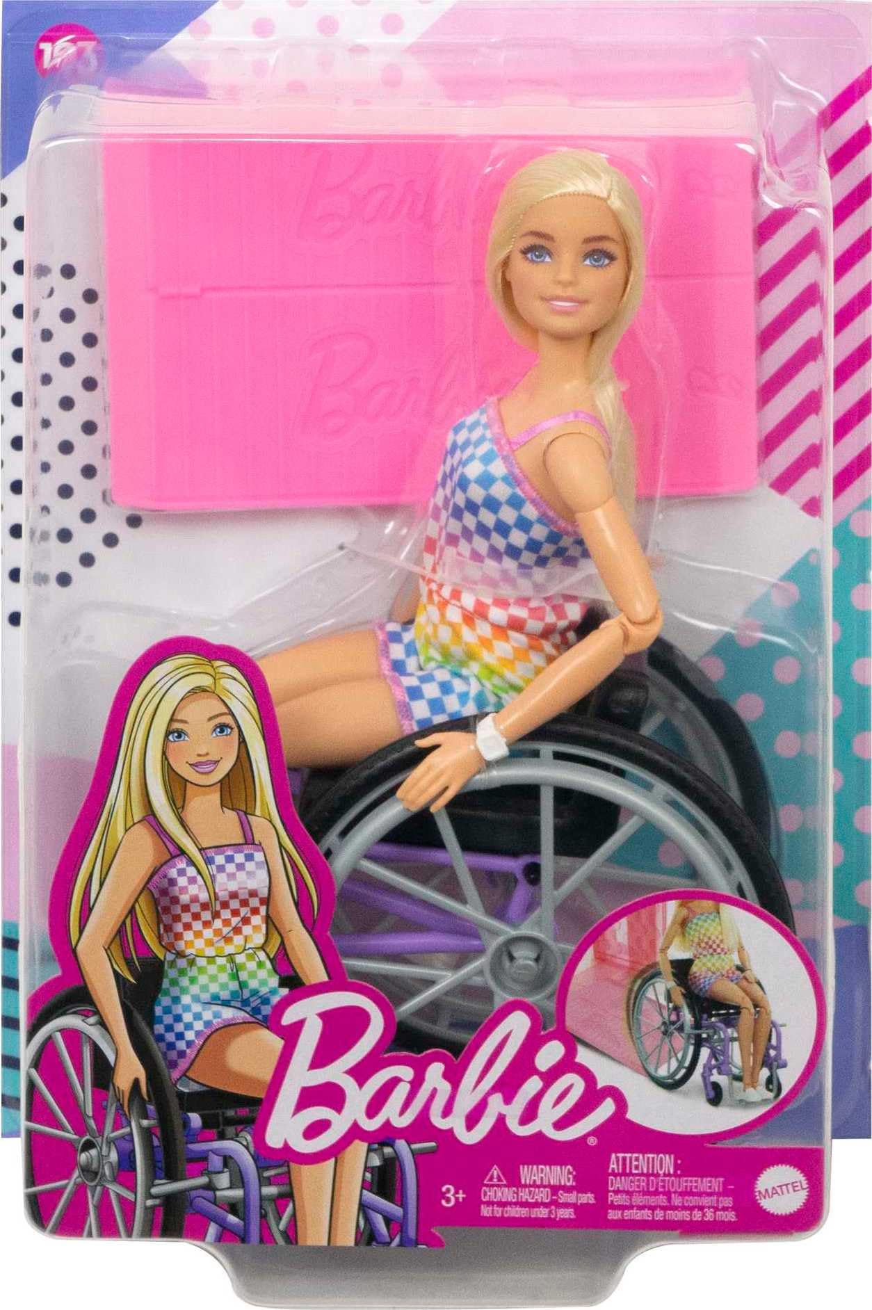 Barbie Fashionistas white sneakers and pink watch complete trendy outfits.