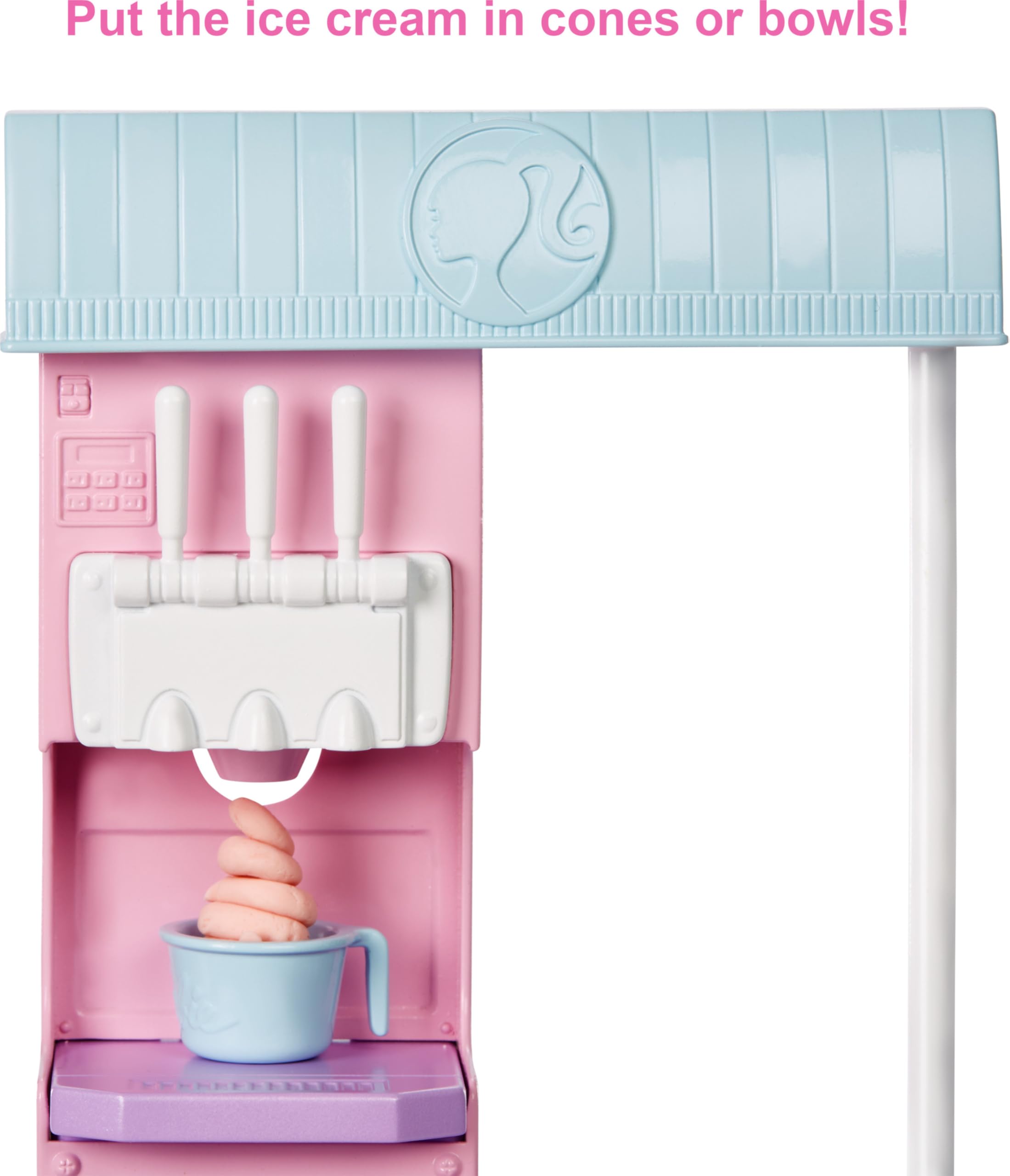 Barbie decorative toppers add cute finishing touches to cones.