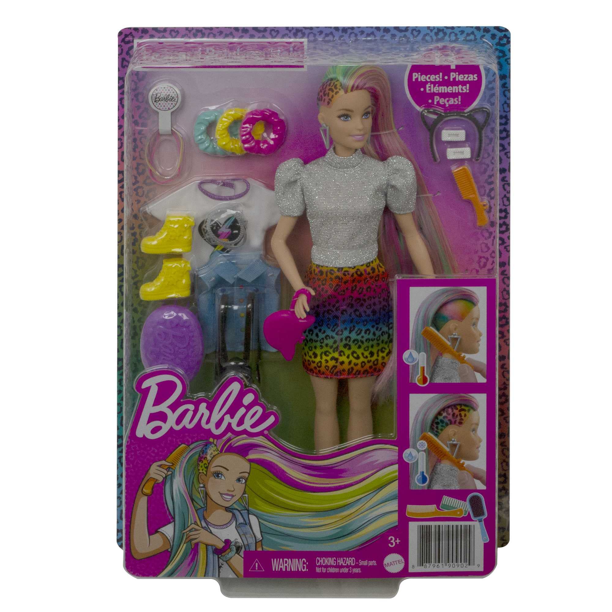 Barbie ice water container and sponge wand for color-change play.