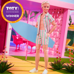 Ken's matching shorts with working pockets spark imaginative beach-themed storytelling
