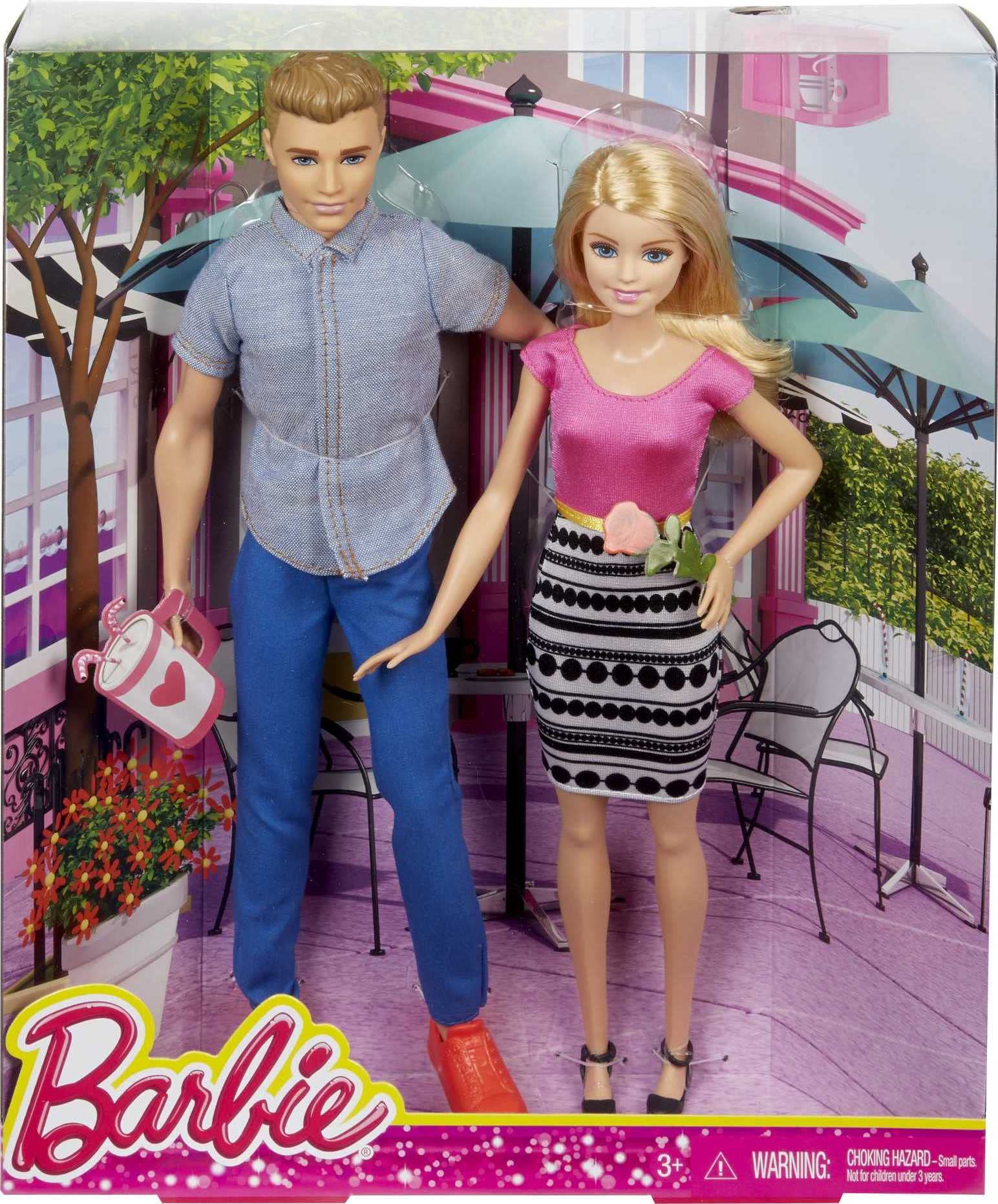 Gift-ready Barbie and Ken duo set ideal for birthdays and doll collection expansion.