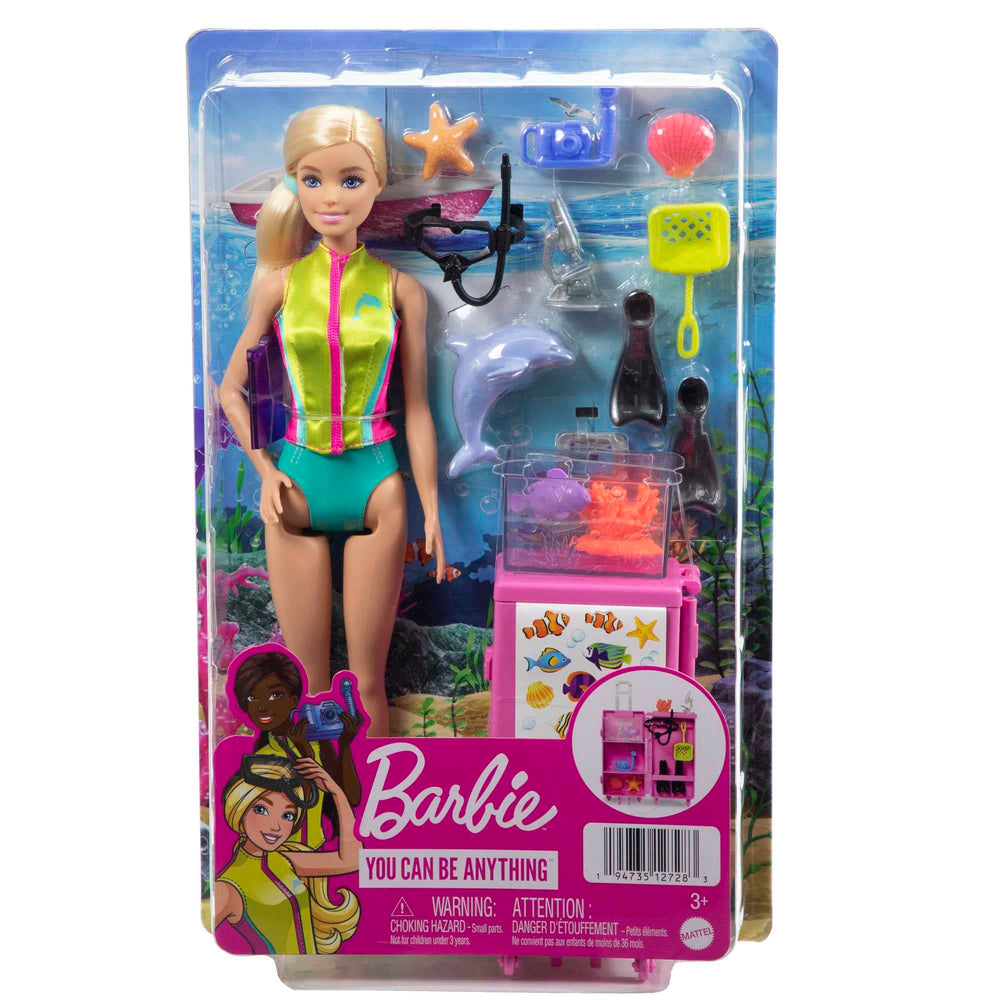 Barbie lab stickers let kids decorate the storage case