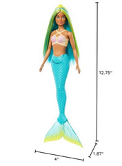 Barbie mermaid doll collection encourages friendship scenes and shared play.
