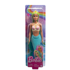 Barbie mermaid doll colorful accessories support imaginative world-building.