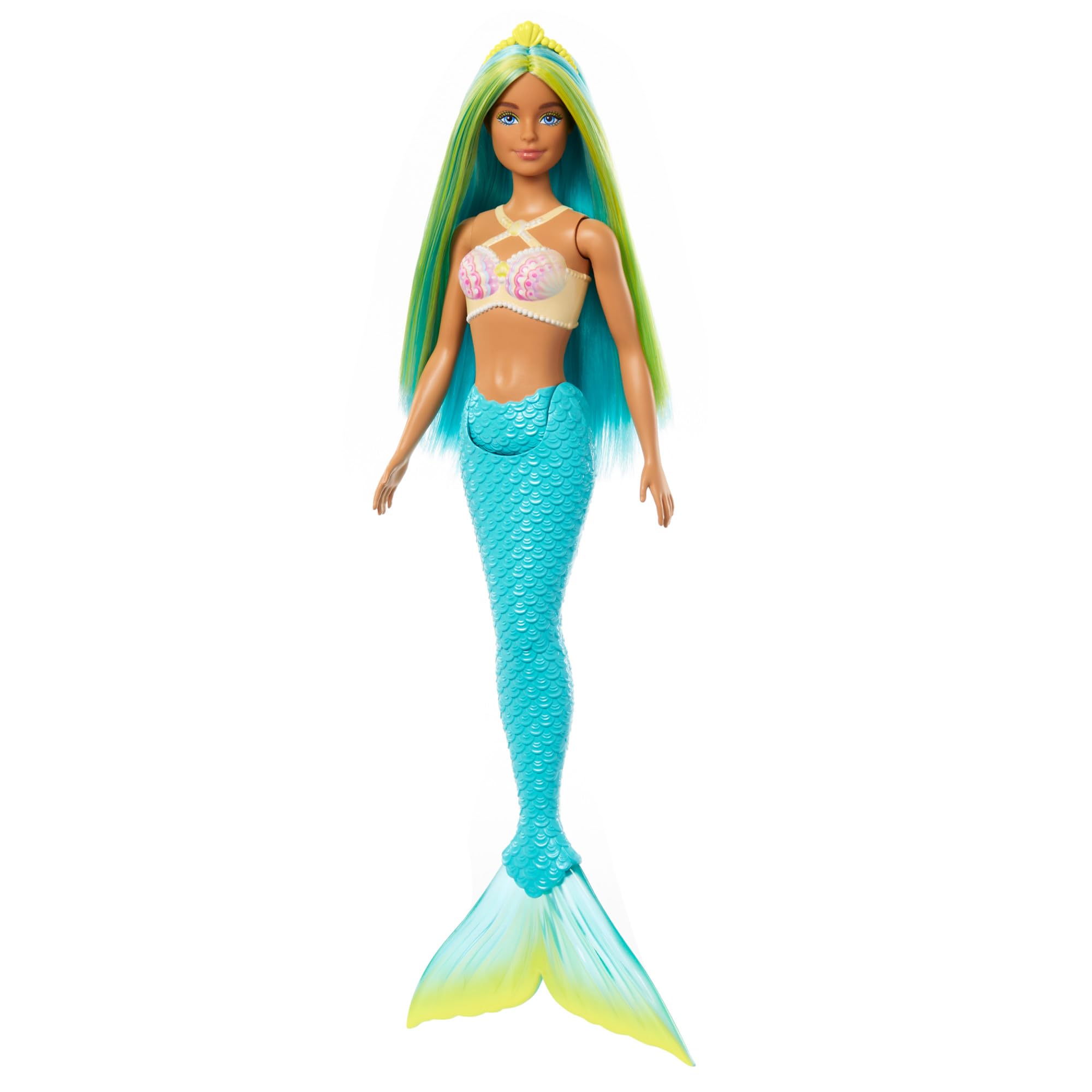 Barbie mermaid doll sculpted tail details invite storytelling and collectibility.
