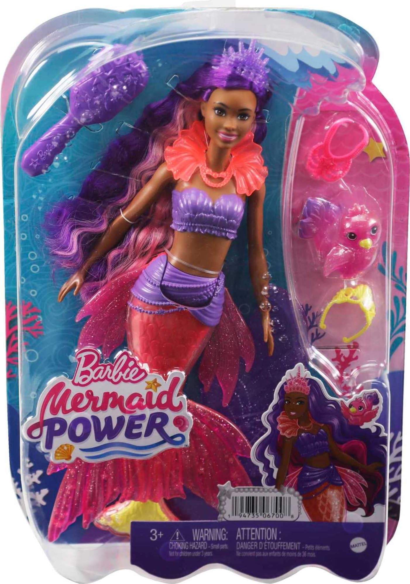 Barbie Mermaid Power phoenix pet inspires friendship-filled adventures.