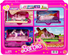 Barbie Mini BarbieLand pink convertible vehicle for imaginative play and display