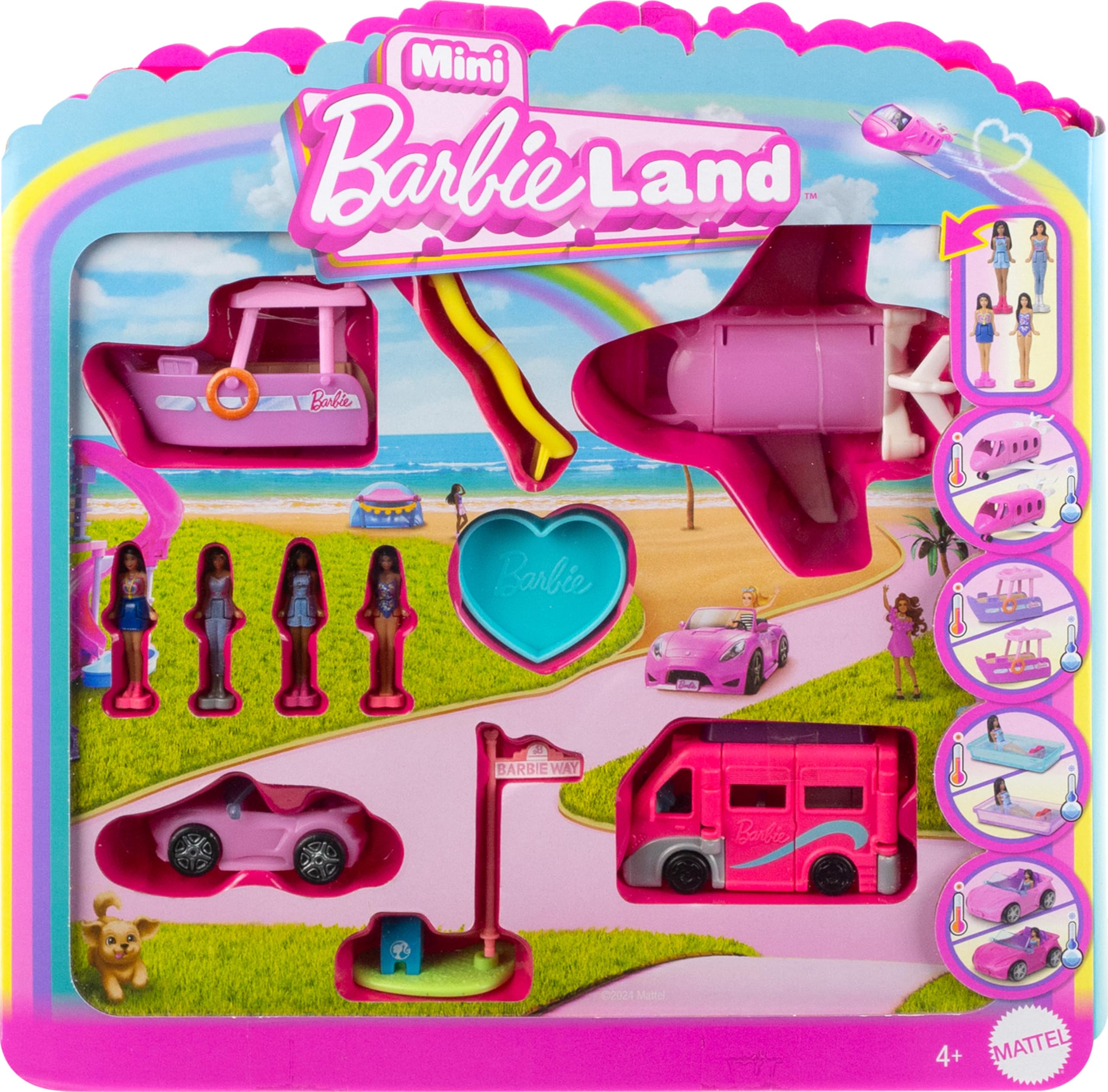 Barbie Mini BarbieLand dolls set for imaginative play and display.