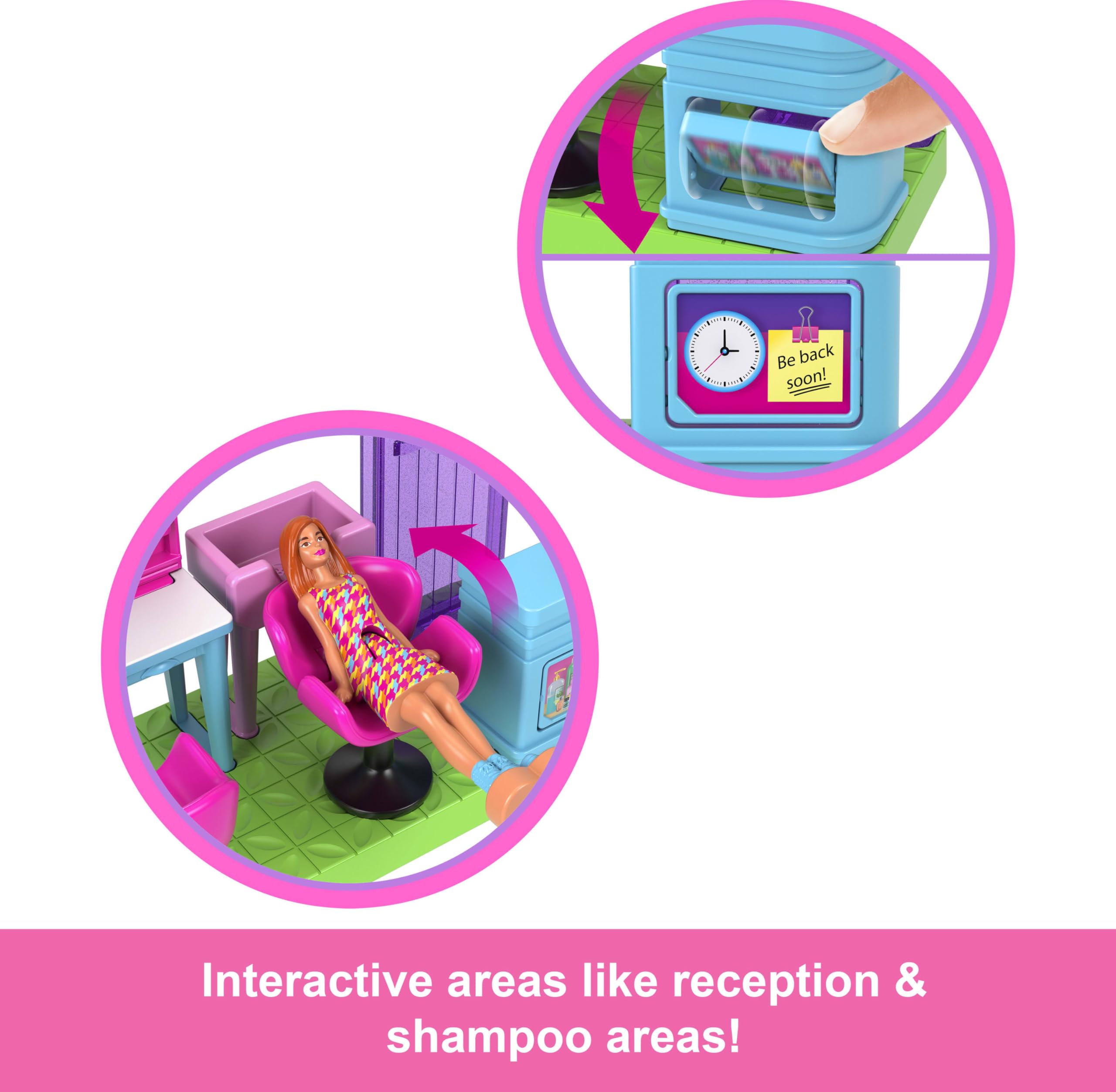 Barbie Mini BarbieLand hair salon shampoo area for spa time play